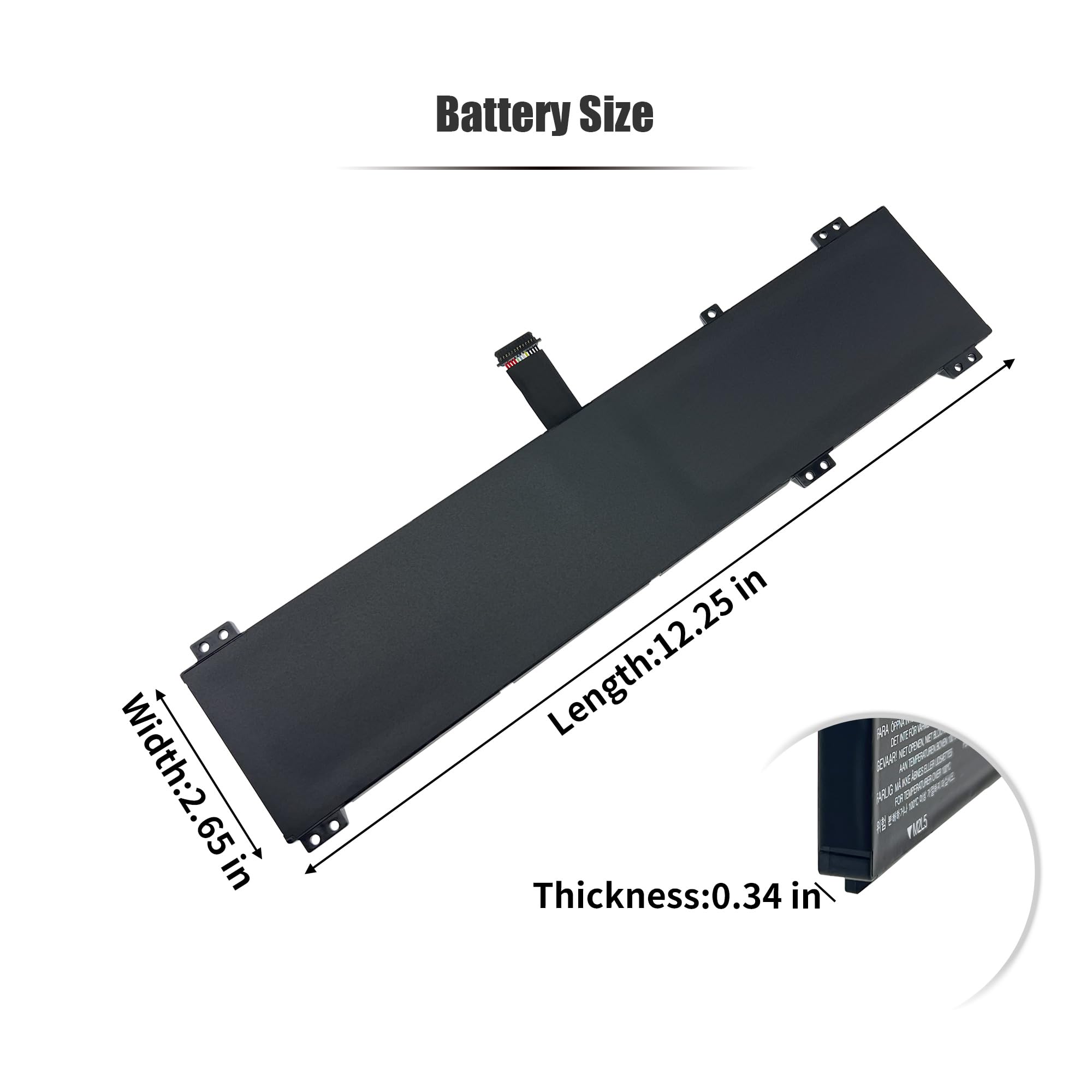 Amazon.com: INTIFO 80Wh L22C4PC0 Laptop Battery Compatible with